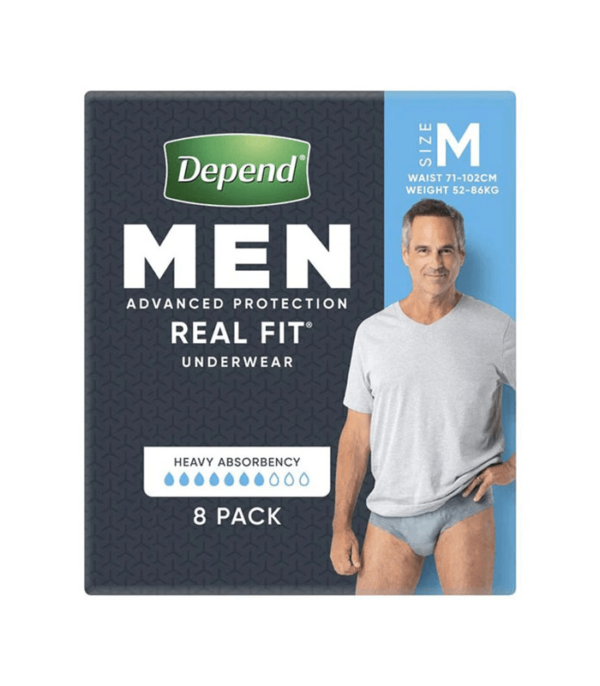 Depend® Real-Fit Underwear for Men (8PK )