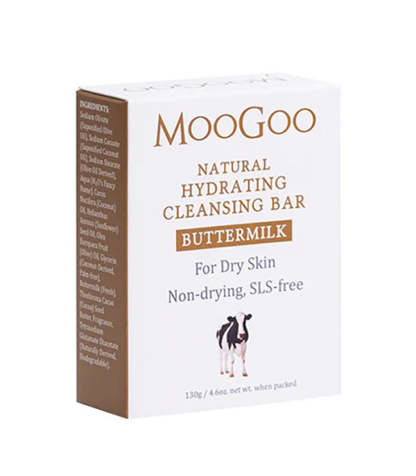 Moo Goo Hydrating Cleansing Bar 130g (Fresh Buttermilk)