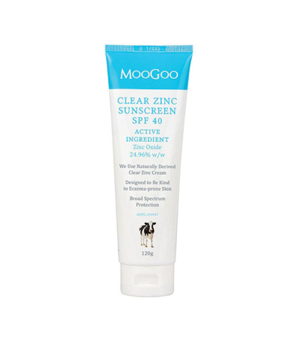 MooGoo Clear Zinc Sunscreen SPF 40