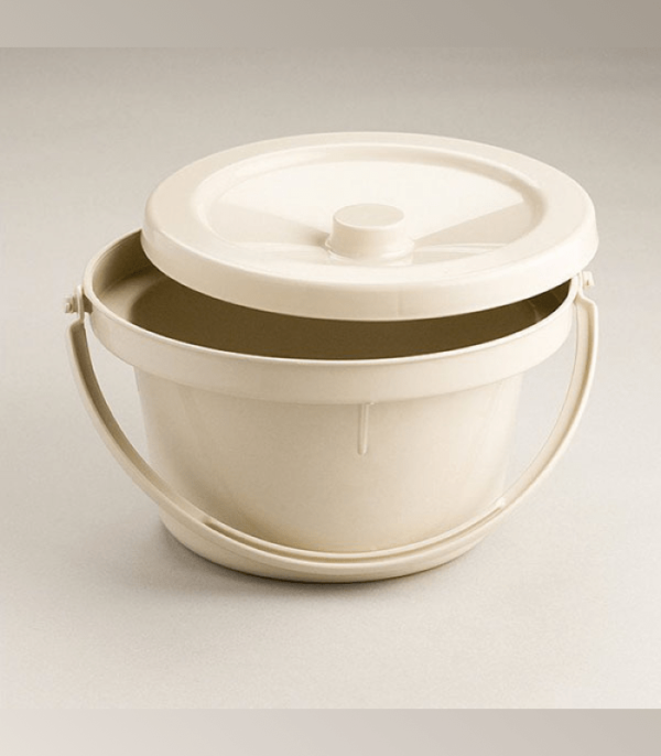 Mushroom Commode Bowl and Lid
