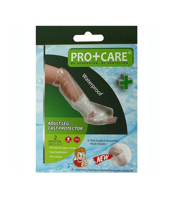 PRO+CARE Waterproof Adult Leg Cast Protector (2pk)