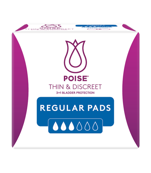 Poise® Thin & Discreet Regular Pads (16PK)