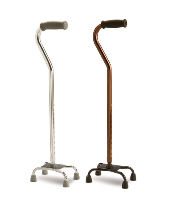 Quad Low Base Walking Stick (100kg)
