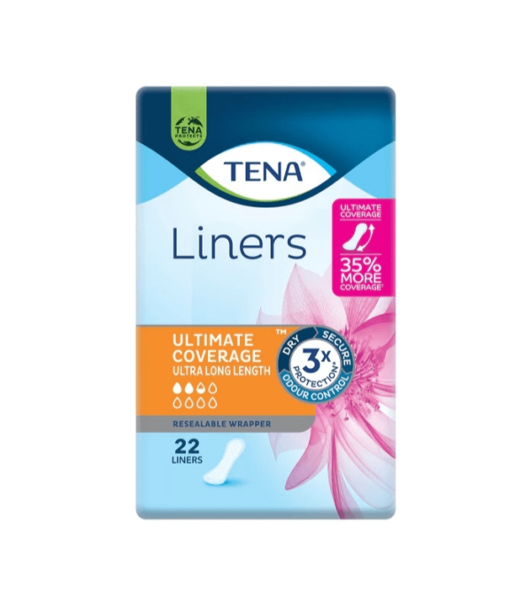 Tena Liners Ultimate Coverage Ultra Long Length (22PK)
