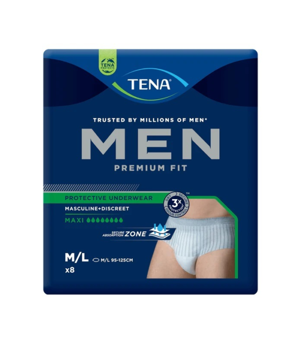 Tena Men Pants Premium Fit Maxi - L4 (8PK | M/L)