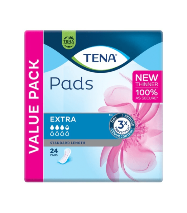 Tena Pads Extra Standard Length (24PK)