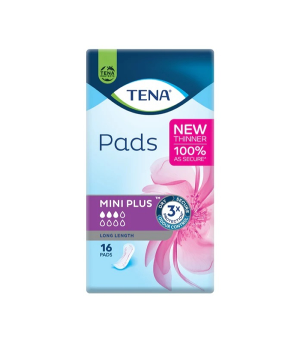 Tena Pads Mini Plus Long Length (16PK)