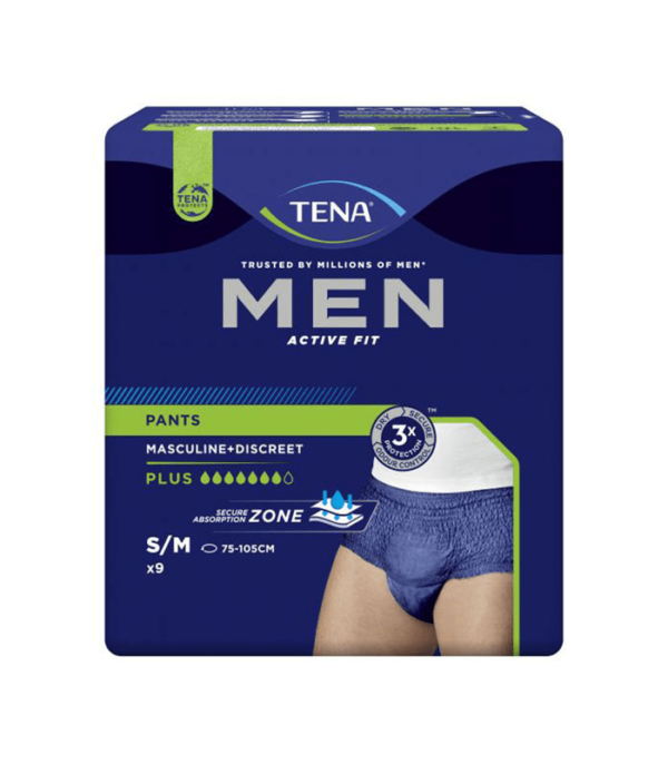 Tena Pants Men Active Fit Plus (9PK | S/M)