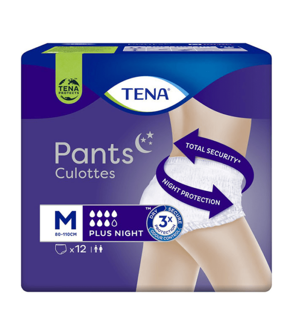 Tena Pants Plus Night (12PK | Medium)