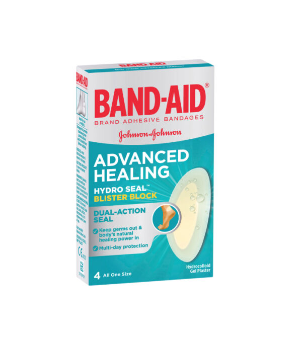 Band-Aid Advanced Healing Hydro Seal Blister Block 4 Pack