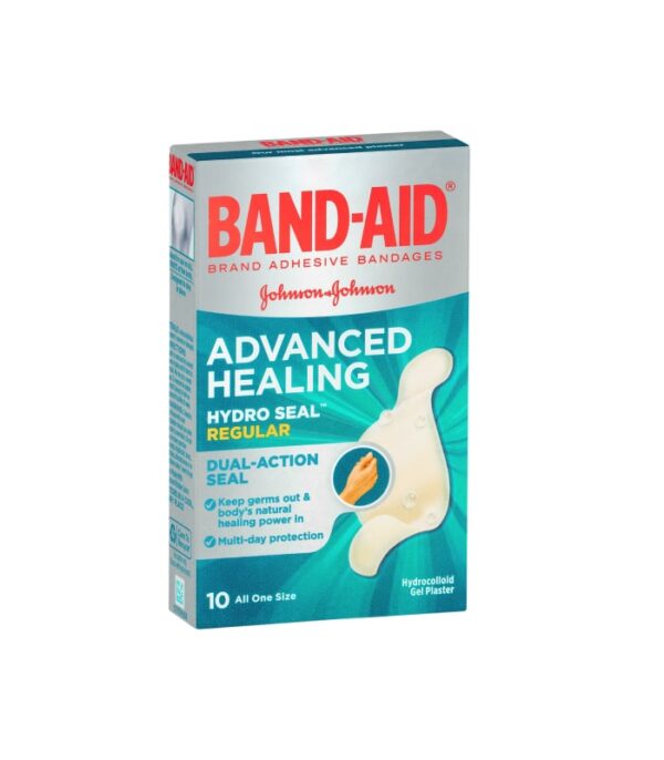 Band-Aid Advanced Healing Hydro Seal Regular Gel Plasters 10 Pack