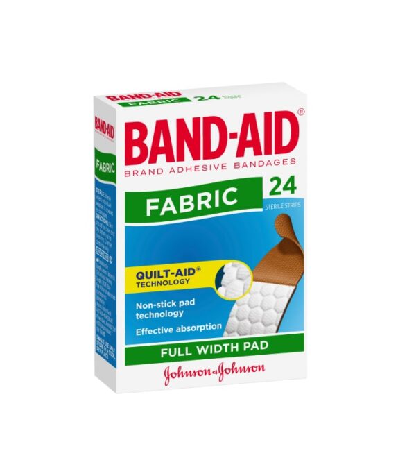 Band-Aid Fabric Full Width Pad 24 Pack