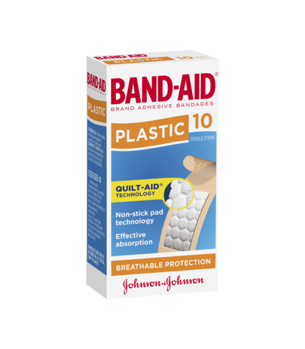 Band-Aid Plastic Strips 10 Pack
