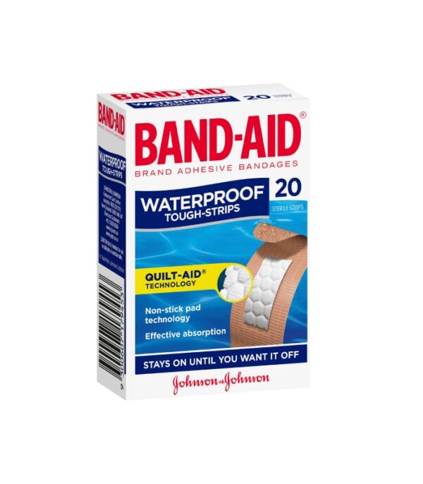 Band-Aid Waterproof Tough Strips 20 Pack