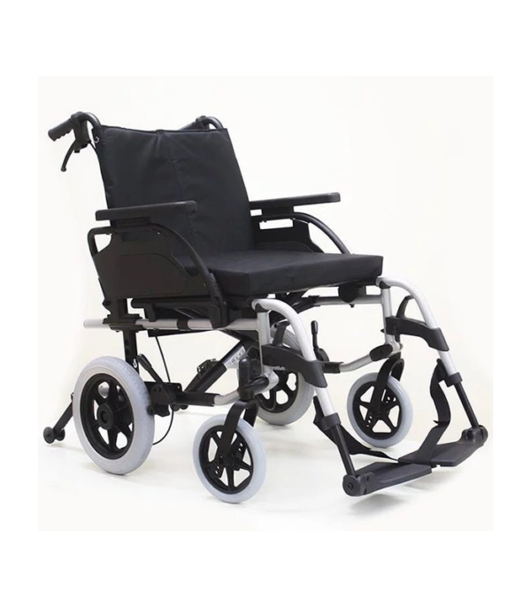 Breezy BasiX2 Transit Wheelchair 48cm with Drum Brakes (125kg)