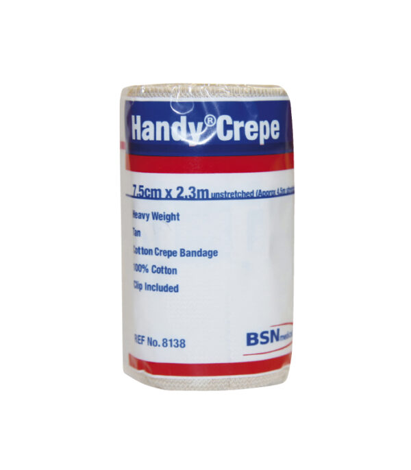 HANDYCREPE Heavy Bandage 7.5cm x 2.3m Tan