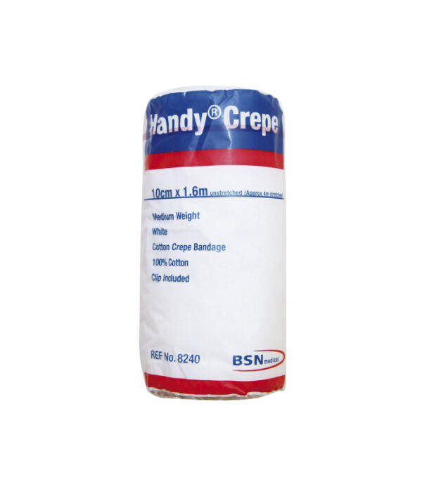 HANDY CREPE MEDIUM WHITE 10CM X 1.6M