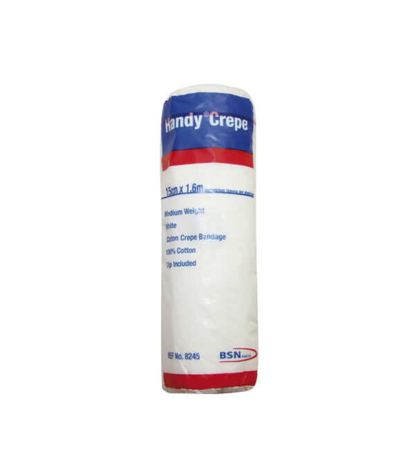HandyCrepe Medium Weight Bandage 15cm x 1.6m - White