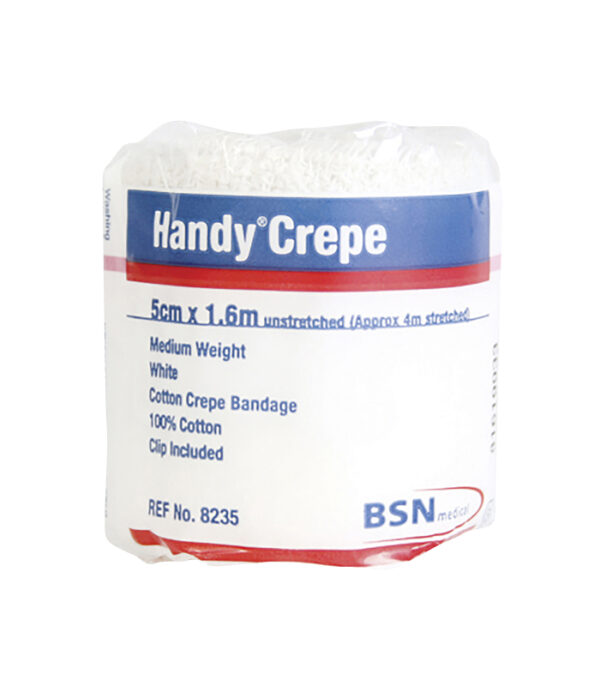 HANDYCREPE MEDIUM BANDAGE 5CM X 1.6MWHITE