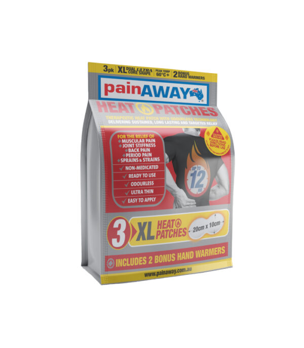 Pain Away Heat Patch XL 3 Pack