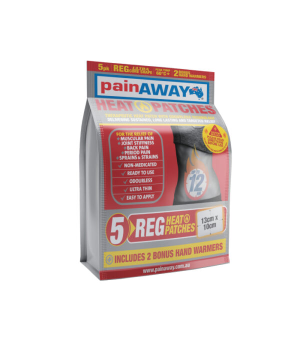 Pain Away Heat Patches Regular 5 pack