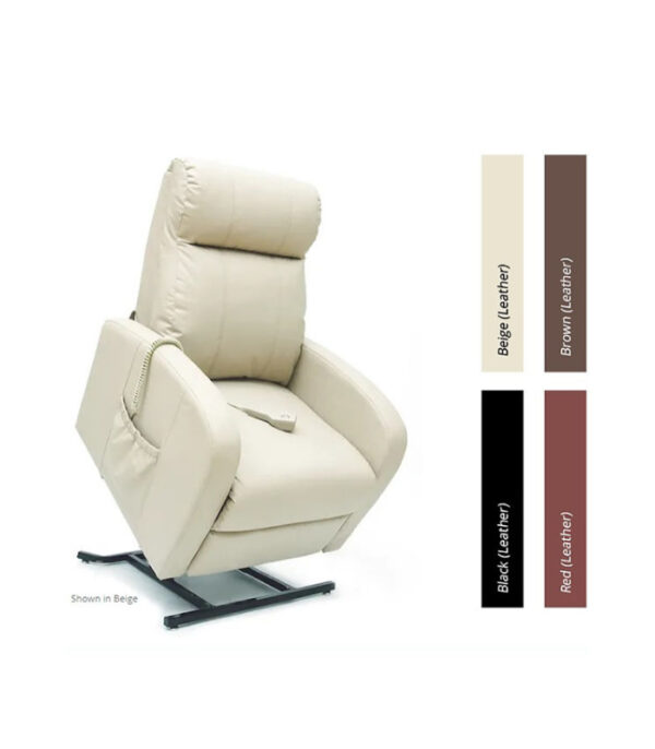 Pride LC101 Single Motor Lift Chair (147kg) Leather